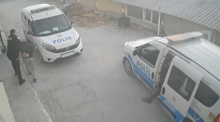 Husumetlisini, otomobil ile çarpıp demir çubukla döverek öldüren şüpheli aşevinde yakalandı