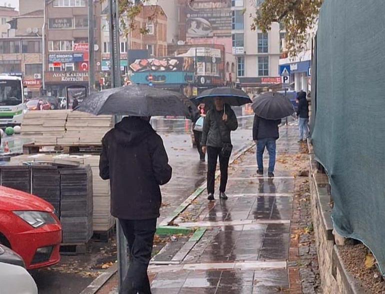 Kırklarelide sağanak etkili oldu