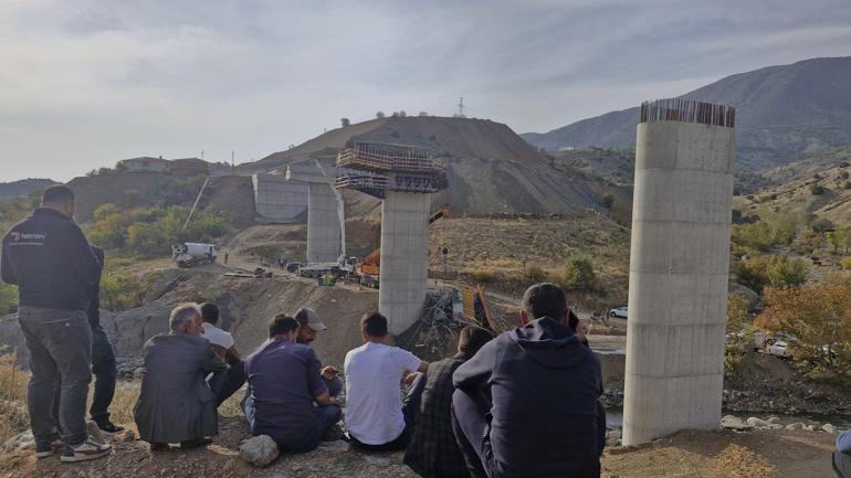Diyarbakırda viyadük inşaatında iskele çöktü; 4 ölü, 1 yaralı