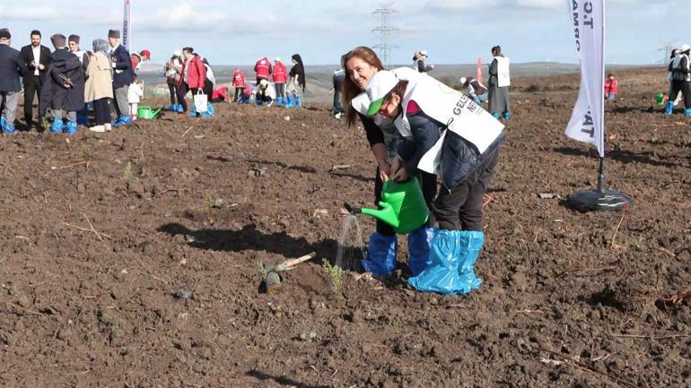 Milli Ağaçlandırma Gününde Silivride 15 bin fidan dikildi