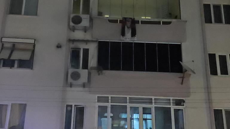 2nci kattaki ev, yangında zarar gördü