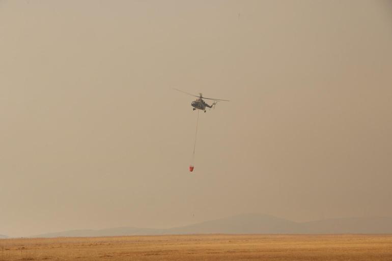 Nehil Sazlığındaki yangın söndürüldü