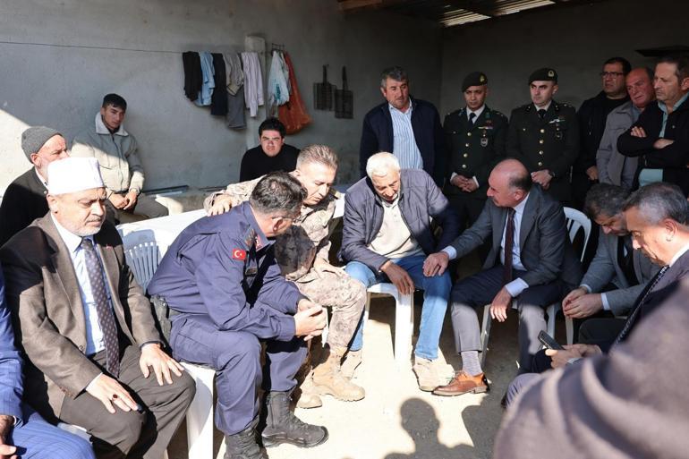 Şehit Astsubay İbbiğinin ailesine Çorum Valisi Çalgandan taziye ziyareti