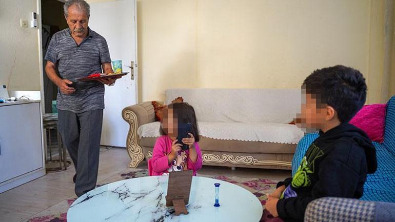 Evden tahliye kararı verilen dede ve 3 torununa yardım eli uzandı