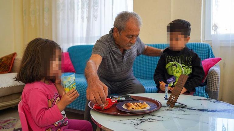 Evden tahliye kararı verilen dede ve 3 torununa yardım eli uzandı