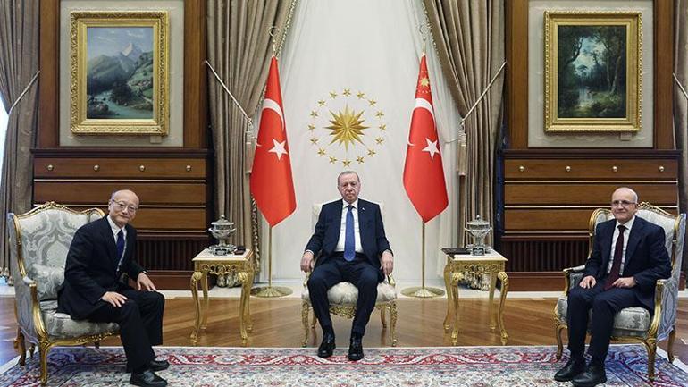 Cumhurbaşkanı Erdoğan, Asya Kalkınma Bankası Başkanı Kandayı kabul etti