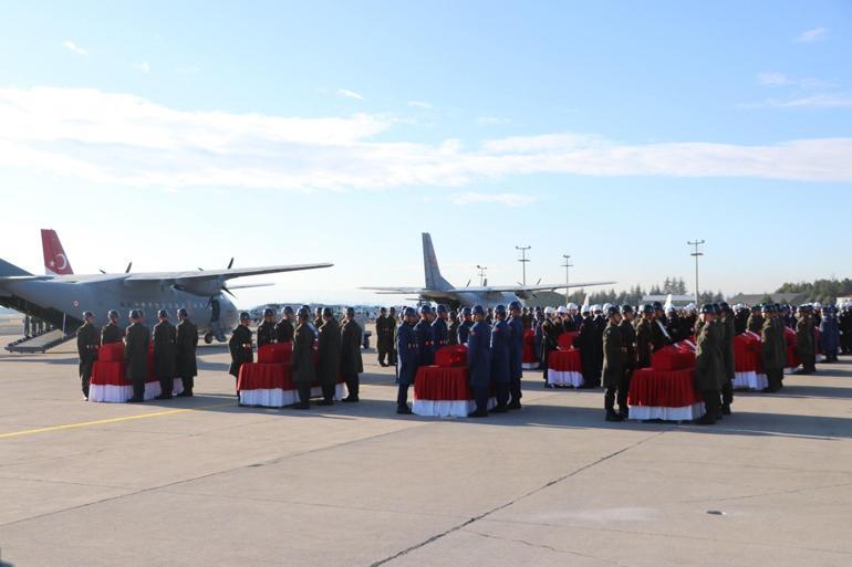 Şehitler memleketlerine uğurlandı