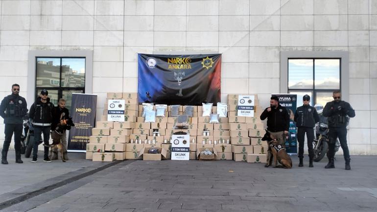 Kocaelide 1,5 ton uyuşturucu ele geçirildi; 5 gözaltı