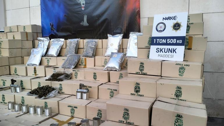 Kocaelide 1,5 ton uyuşturucu ele geçirildi; 5 gözaltı