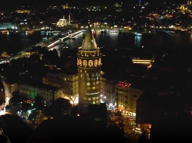 Galata Kulesinde kültür varlığı kaçakçılığına karşı farkındalık mesajı