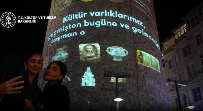 Galata Kulesinde kültür varlığı kaçakçılığına karşı farkındalık mesajı