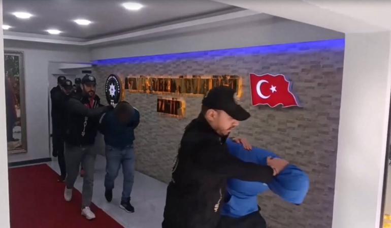 İzmirde 1 kişinin öldüğü, 3 kişinin de yaralandığı olayın görüntüleri ortaya çıktı