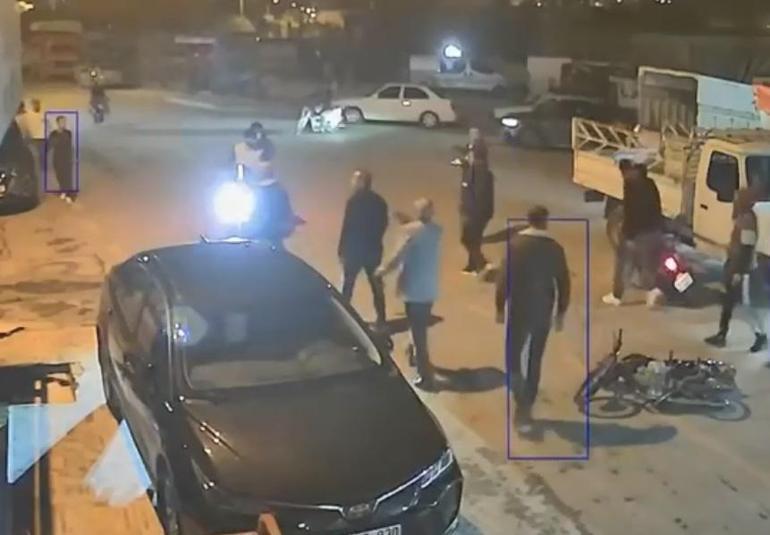 Motosikletten düştükten sonra yaya olarak kaçtılar