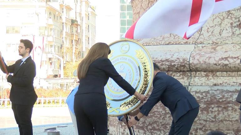 KKTC’nin kuruluşunun 42nci yılında Taksimde tören düzenlendi