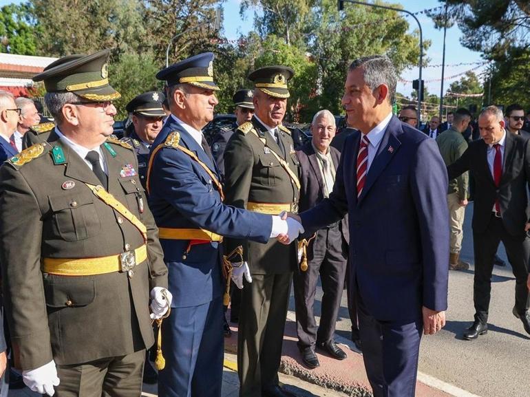 CHP Genel Başkanı Özel, KKTCde düzenlenen törenlere katıldı