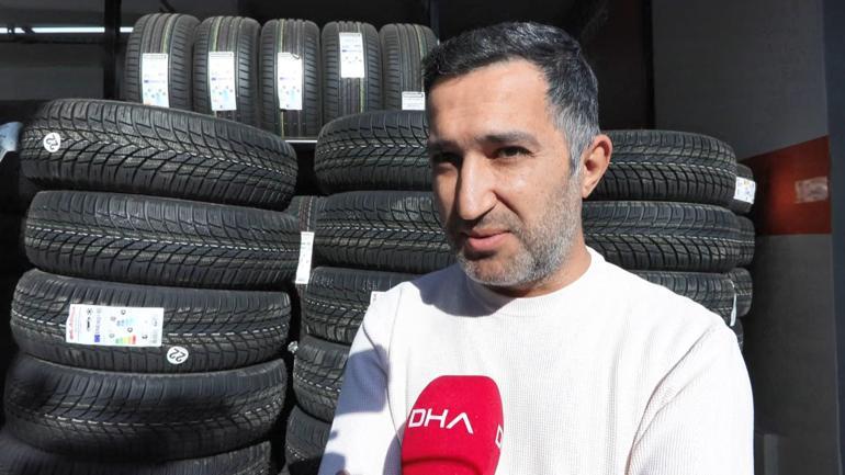 Lastikçilerde Kış Lastiği Yoğunluğu Yaşanıyor