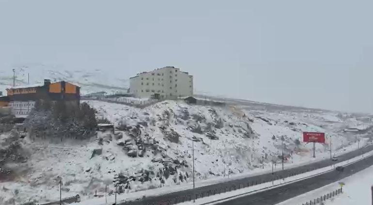 Kayseride kar yağışı