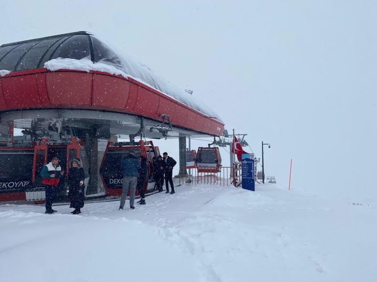 Kayseride kar yağışı