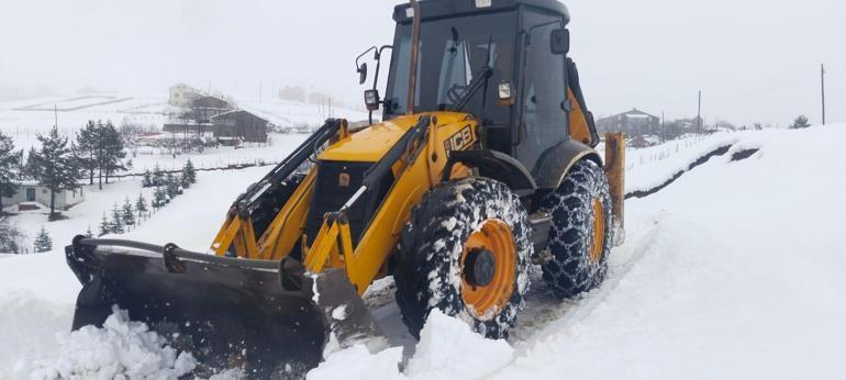Ordu’da karla kaplı yayla yolları açıldı