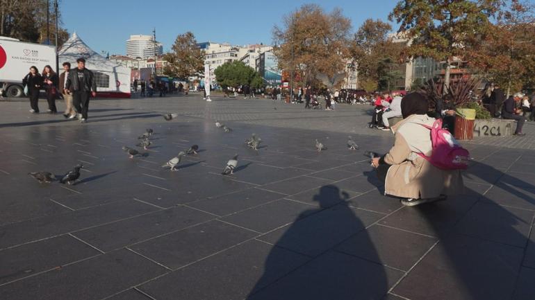 İstanbul’da ara tatil biterken güneşli havayı fırsat bilenler sahilleri doldurdu