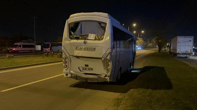 Boluda işçileri taşıyan 3 midibüs çarpıştı: 11 yaralı