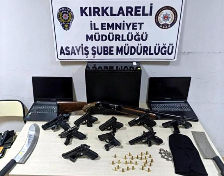 Kırklareli merkezli suç örgütü operasyonunda 4 tutuklama