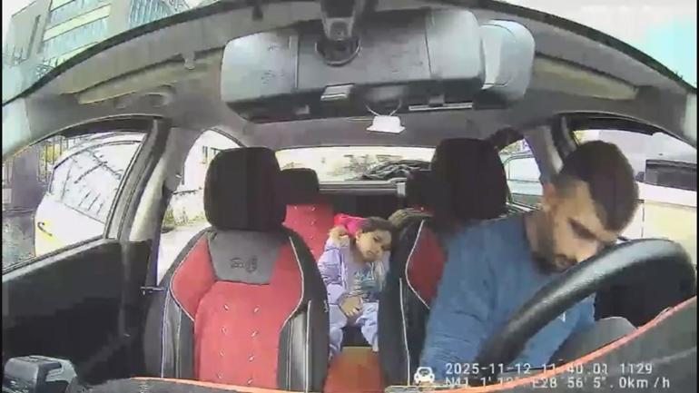 Böcek ailesinin taksiyle hastaneye gittiği anların görüntüsü ortaya çıktı