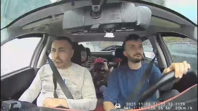 Böcek ailesinin taksiyle hastaneye gittiği anların görüntüsü ortaya çıktı