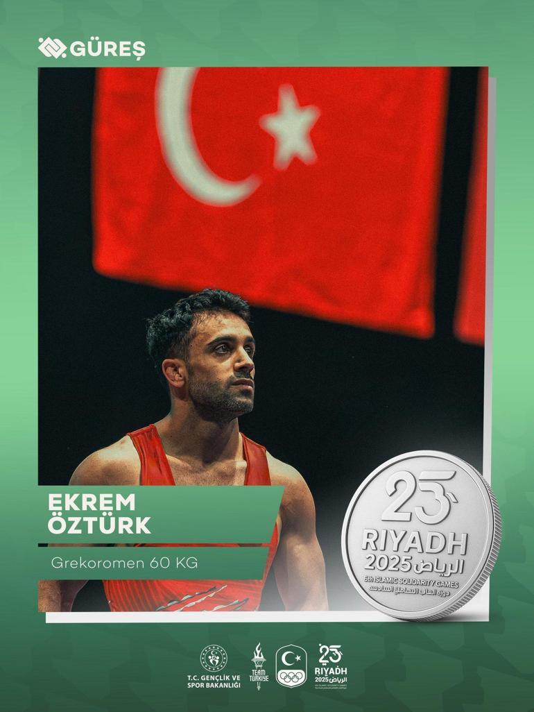 Türkiye, 6’ncı İslami Dayanışma Oyunları’nda 8 madalya daha kazandı