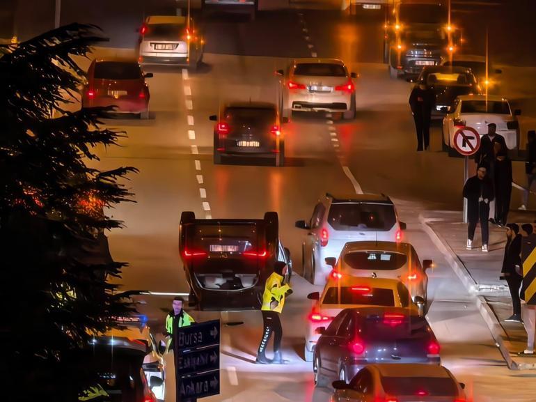 İki otomobilin çarpıştığı kaza kamerada: 2 yaralı