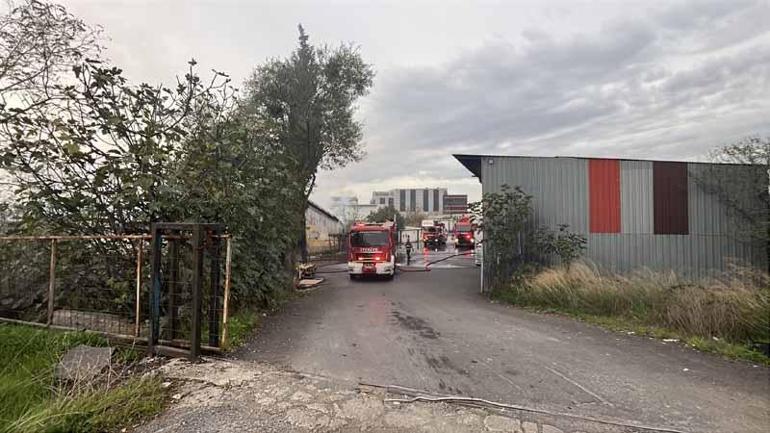 Kocaelide üretim tesisindeki yangın söndürüldü