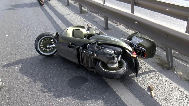 Küçükçekmecede motosiklet kazası: 1 ölü 1 ağır yaralı