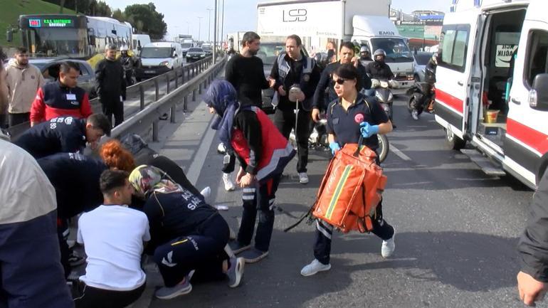 Küçükçekmecede motosiklet kazası: 1 ölü 1 ağır yaralı