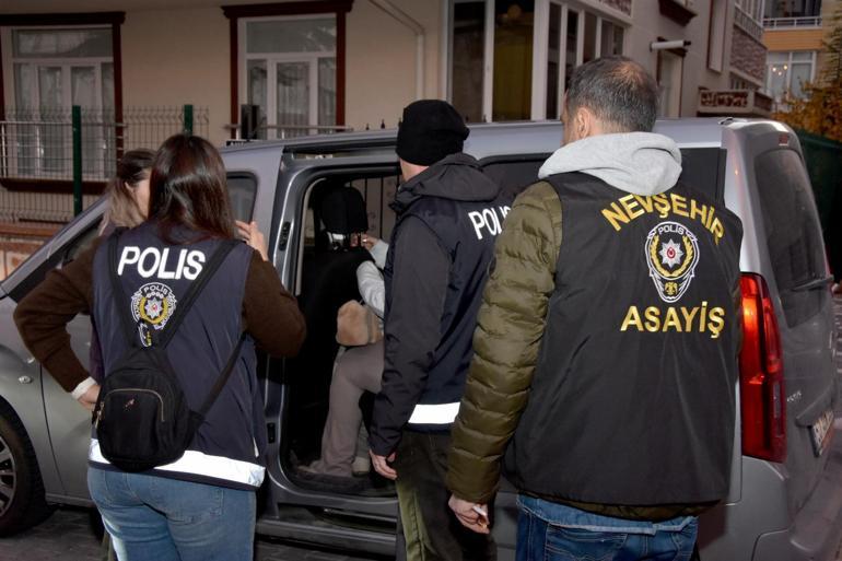 Nevşehirde fuhuş operasyonu: 5 gözaltı