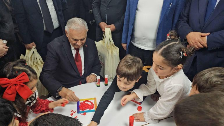 Binali Yıldırım Öget Şen Kızılay Anaokulunun açılışını yaptı