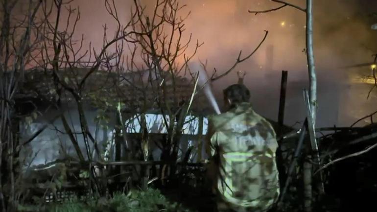 Karabükte 3 katlı tarihi konakta yangın