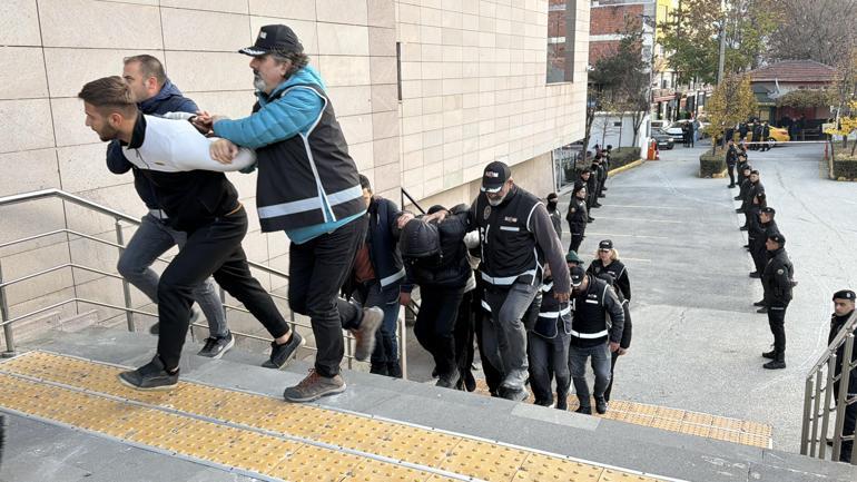 Eskişehirde suç örgütü operasyonu; 20 gözaltı