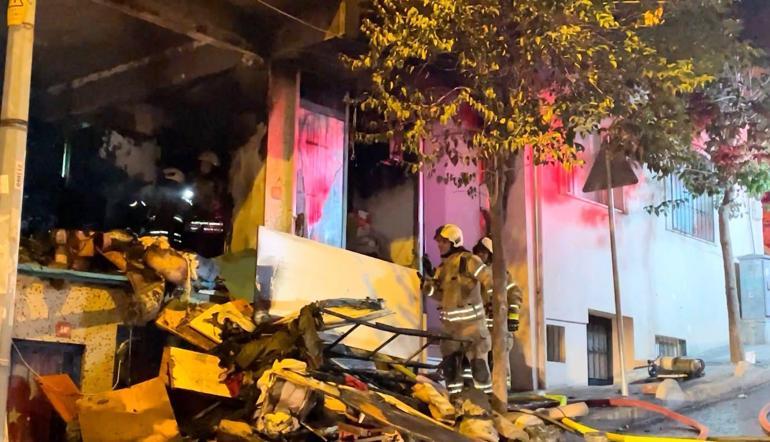 Bağcılarda iş yerindeki yangında 1 kişi hayatını kaybetti