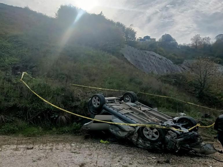 Annenin öldüğü kazada oğlu da kurtarılamadı