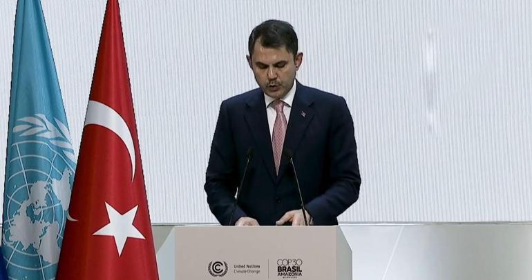 Bakan Kurum: İnsanlığın geleceği için verdiğimiz katkılara, COP31 başkanlığı döneminde devam edeceğiz