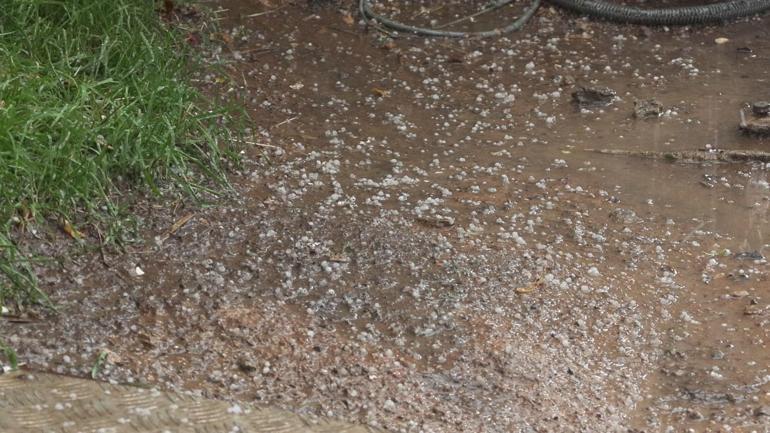 İstanbulda dolu etkili oldu