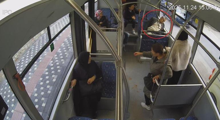 Belediye otobüsü şoförü, kalp krizi geçiren yolcuyu hastaneye yetiştirdi; o anlar kamerada