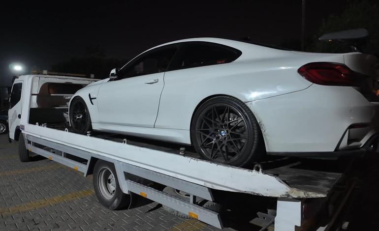 Abart egzozla drift atan sürücüye 55 bin lira ceza