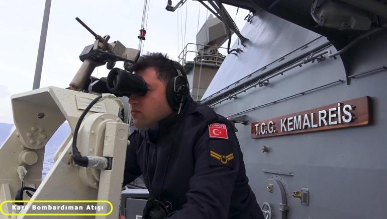 Doğu Akdeniz-2025 Davet Tatbikatı deniz safhası ikinci gününde devam etti