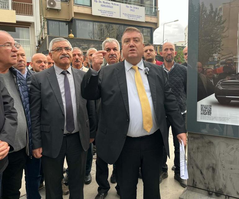 İzmirde taksicilerden korsan taşımacılık reklamlarına tepki