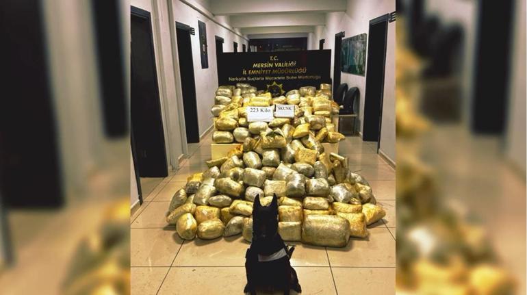 Mersin ve Erzurumda yüklü miktarda uyuşturucu ele geçirildi: 3 gözaltı