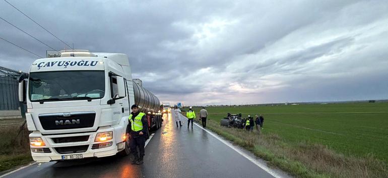 Tankerle çarpışan otomobildeki kadın öldü, eşi yaralandı