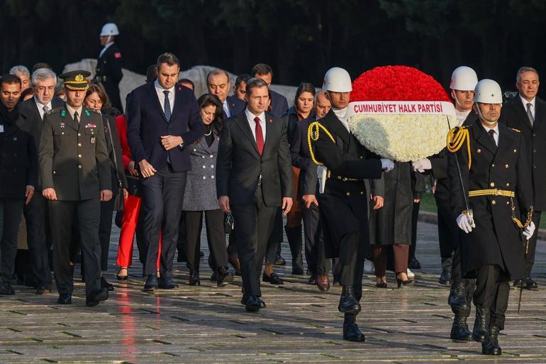 CHP heyeti Anıtkabiri ziyaret etti