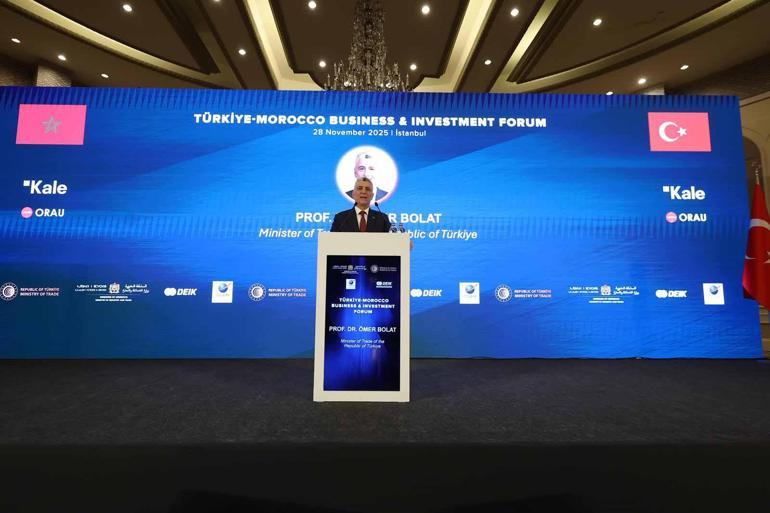 Bakan Bolat: Türkiye ile Fas arasındaki dış ticaret hacmi 5 milyar dolara ulaştı