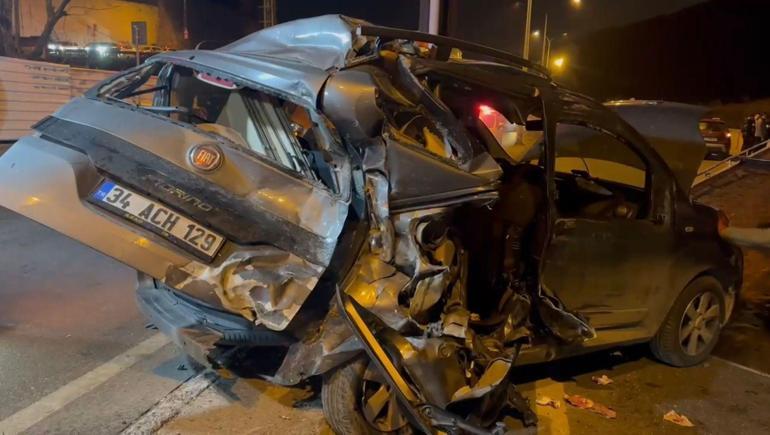 Maltepede zincirleme kaza: 4 yaralı